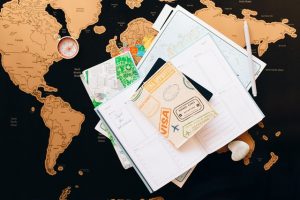 خارطة العالم-السفر والتأشيرات